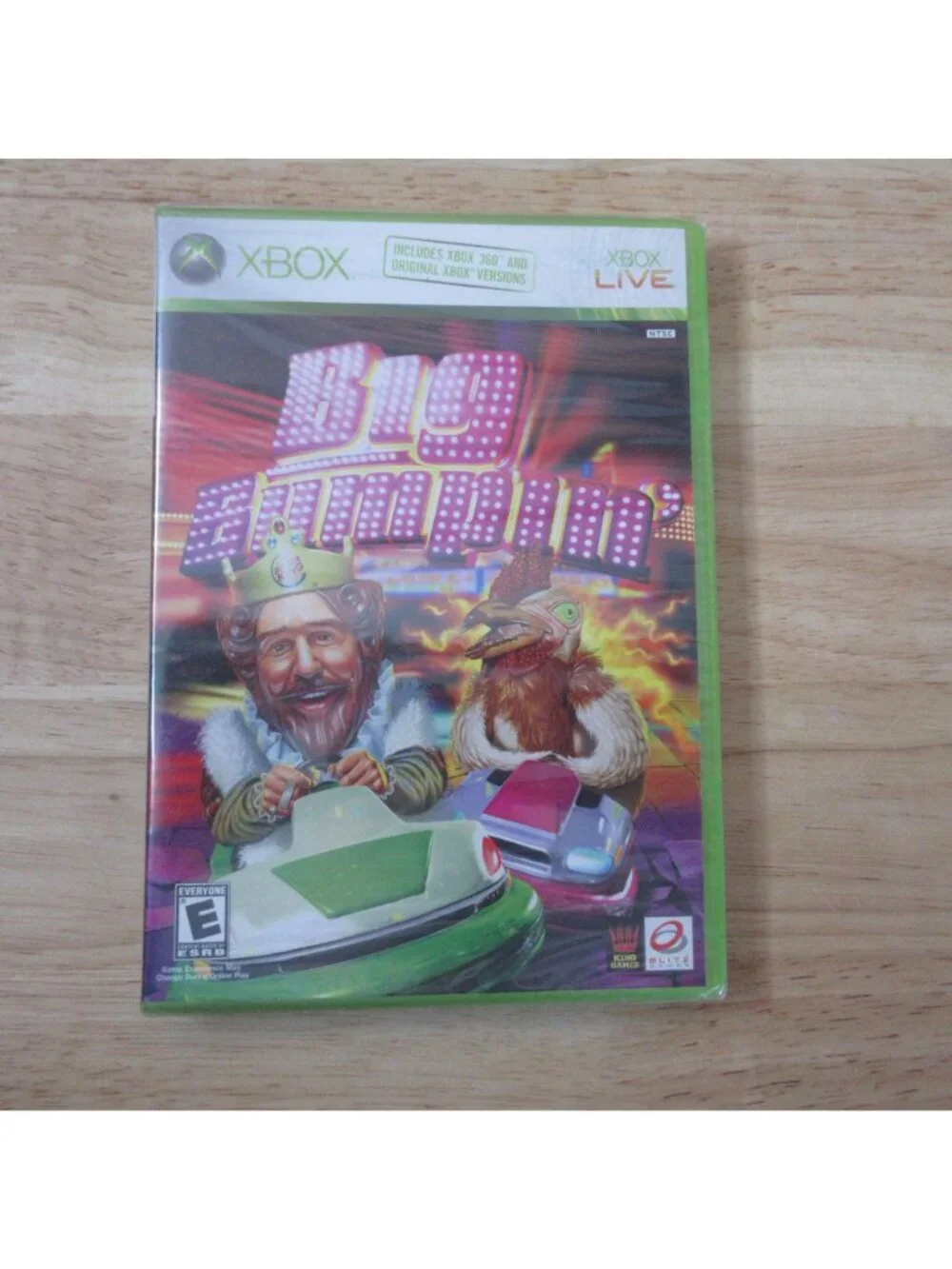 Lot of 2 Xbox Games - Big Bumpkin' (sealed) - World Champion Ship Poker